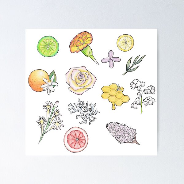 Item preview, notes of quelques fleurs designed and sold by AlmostReady.