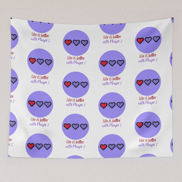 Item preview, Life is better with player 2 designed and sold by piastrelli.