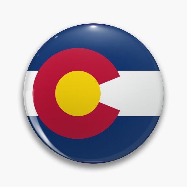 Item preview, Colorado USA State Flag Bedspread T-Shirt Sticker designed and sold by deanworld.