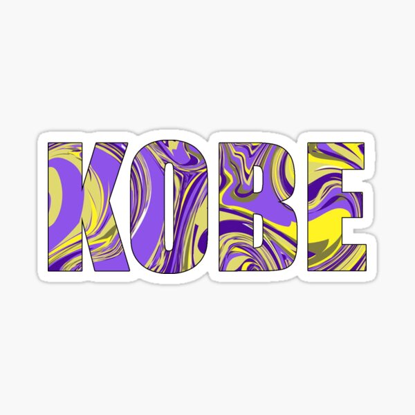KOBE. Sticker