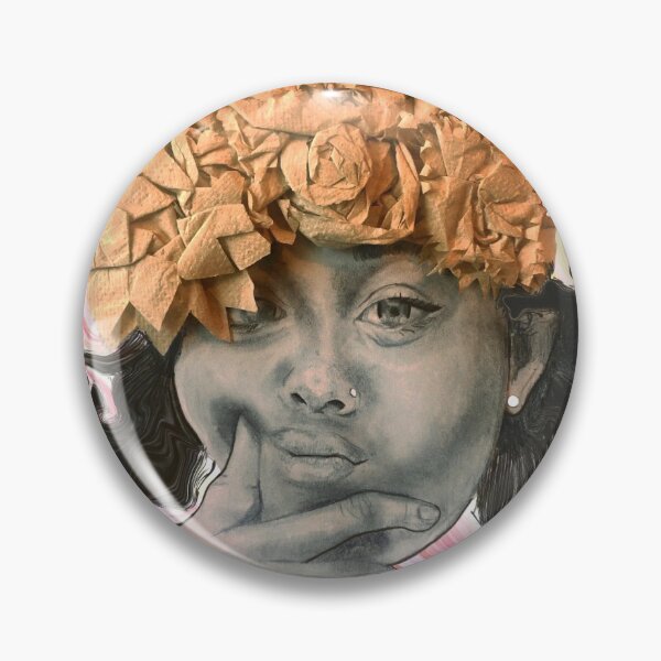 Item preview, Trippy Flower Girl designed and sold by Tiamonaestudios.