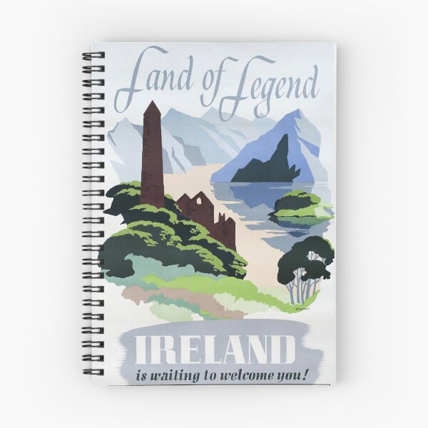 Item preview, Land of Legend vintage travel poster designed and sold by stickart-marek.