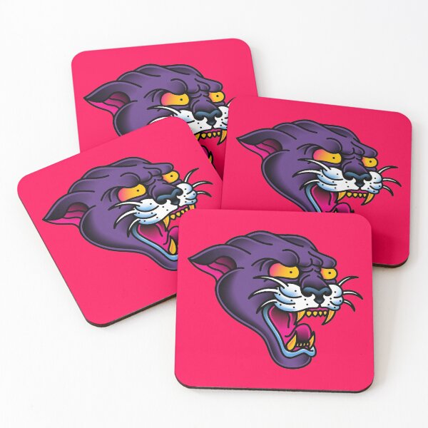 Item preview, Salty-Dog American Traditional Panther Head designed and sold by salty-dog.