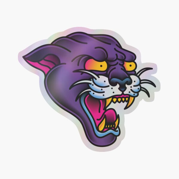 Item preview, Salty-Dog American Traditional Panther Head designed and sold by salty-dog.