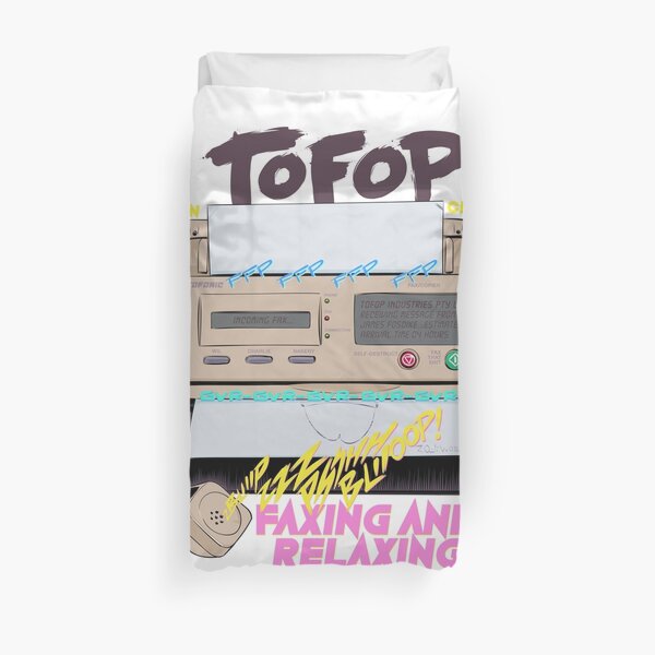 TOFOP - Faxing and Relaxing Duvet Cover