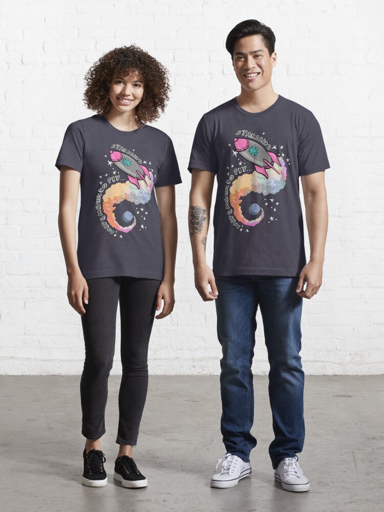 Thumbnail 1 of 7, Essential T-Shirt, Starships Were Meant To Fly! designed and sold by Clayton Wadsworth.