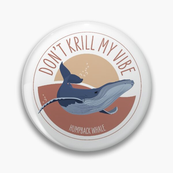 Item preview, Don't Krill my Vibe 4 - Humpback Whale designed and sold by thesailfish.