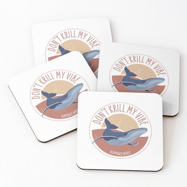 Item preview, Don't Krill my Vibe 4 - Humpback Whale designed and sold by thesailfish.