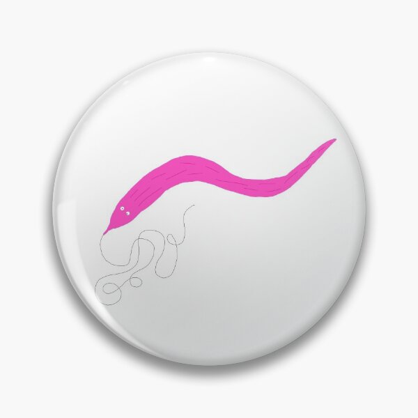 Item preview, Pink worm on string designed and sold by Lbfest.