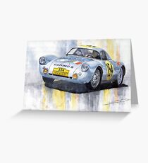 Porsche 550 Coupe #154 Carrera Panamericana 1953 Greeting Card
