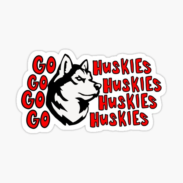 GO HUSKIES! Northeastern University Sticker