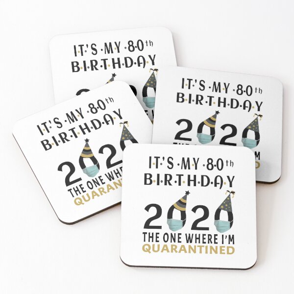 Item preview, Its My 80th Birthday The One Where Im Quarantined Social Distancing Gifts  designed and sold by AnimaLovers.
