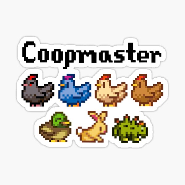 Aperçu de l'œuvre Stardew Valley Coopmaster Coop Animaux créée et vendue par r9440.
