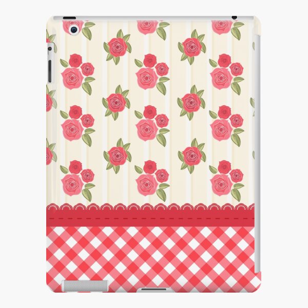 Beautiful Red Rose Shabby Wallpaper iPad Snap Case