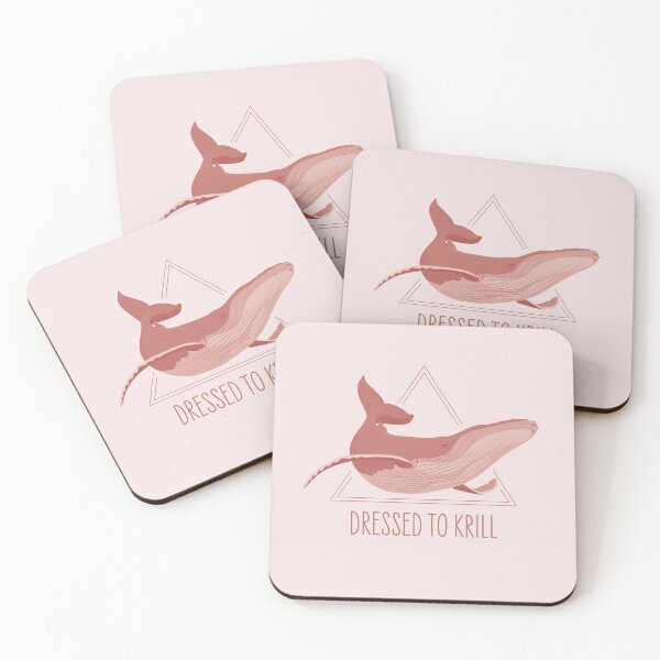 Item preview, Dressed to Krill Pink - Humpback Whale designed and sold by thesailfish.