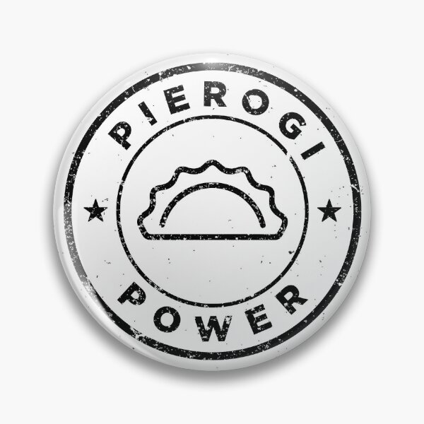 Item preview, PIEROGI POWER | Distressed Logo Polish Pierogi Squad Food Festival designed and sold by Folklove  Studio.