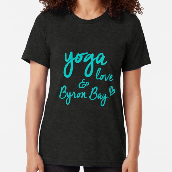 yoga, love & Byron Bay Tri-blend T-Shirt