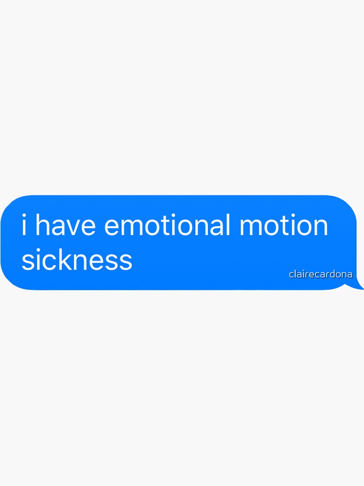 motion sickness lyrics