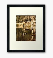 TURNED TO GOLD Framed Print