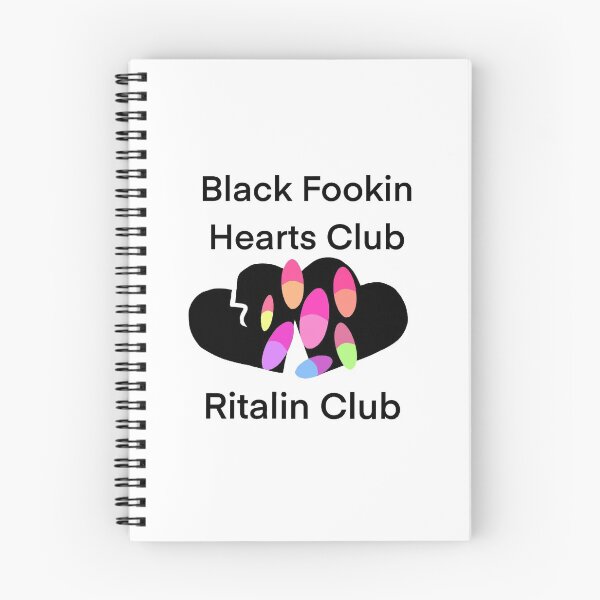 Item preview, Black hearts club + Ritalin club designed and sold by Lilygreyy.