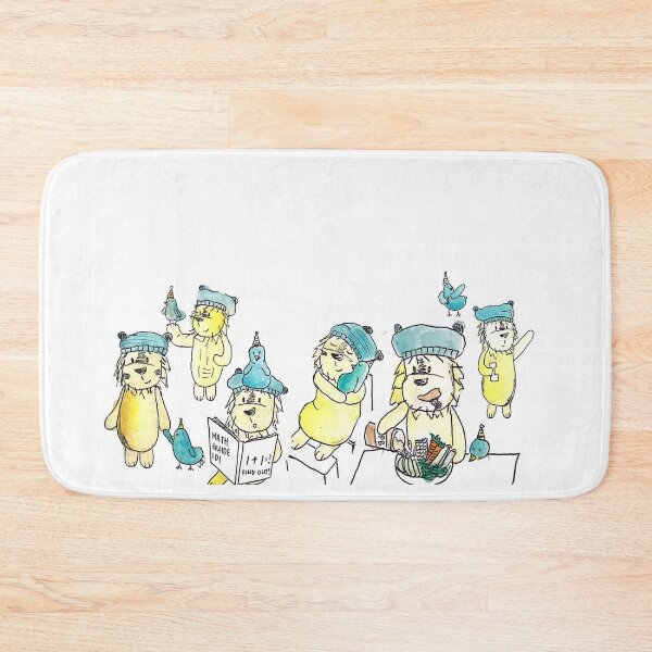 Item preview, Cute cartoon lion and bird designed and sold by pouchthat.