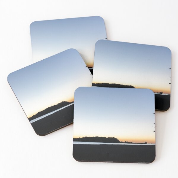 Item preview, Silhouetted against golden glow of sunrise lifesafers lookout on Mount Maunganui beach New Zealand. designed and sold by Brian Scantlebury.
