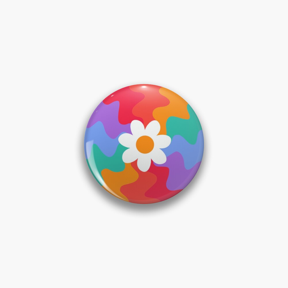 Wavy Flower Pin