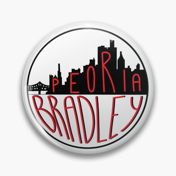 Artikelvorschau, Bradley University Peoria Skyline entworfen und verkauft von Rachelpatris.