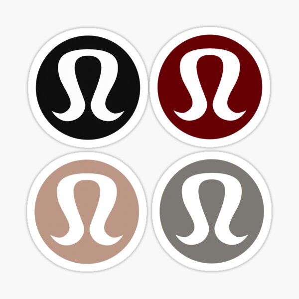 Lululemon Logo with Text Decal Sticker 