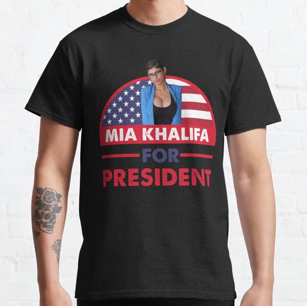 Für Herren Damen Mia Khalifa für Präsident Classic T-Shirts Classic T-Shirt