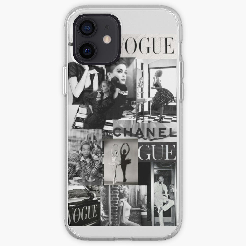 Black And White Vogue Collage Phone Case And Poster And Sticker Iphone Case Cover By Oceansunflowers Redbubble