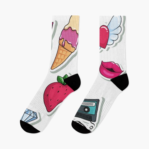 Item preview, ice cream and set icons pop art style vector illustration design designed and sold by eskitus2020.