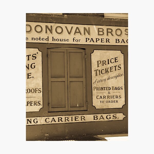 Item preview, Vintage sign in London Donovan Brothers old business designed and sold by Brian Scantlebury.