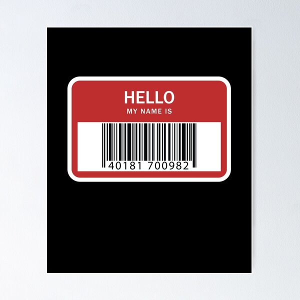 Item preview, Etiqueta de nombre del futuro designed and sold by ShiftyG.