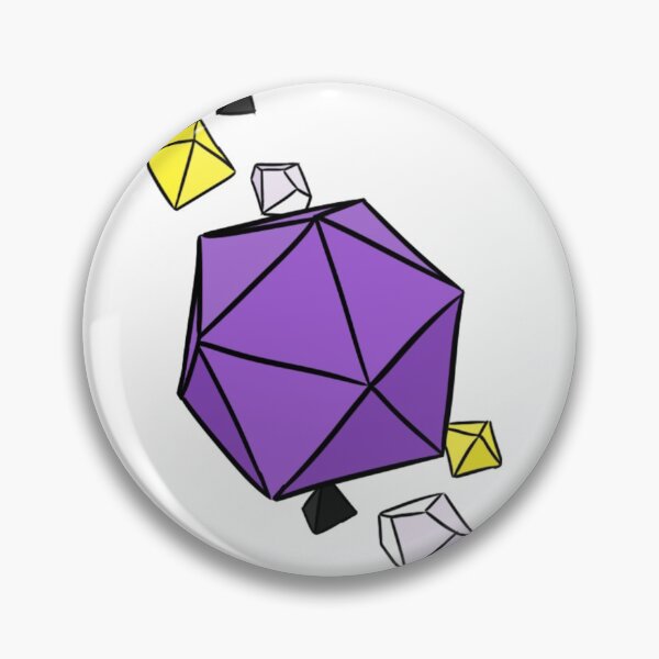 Item preview, Nonbinary Pride Colors Dice Set designed and sold by Blizardstar.