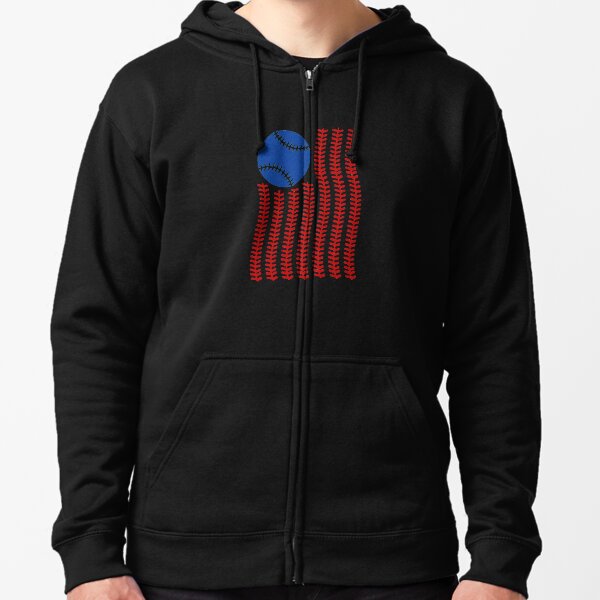 Baseball Zip Up Hoodie Proud Mom Fan Hooded Sweatshirt for Men