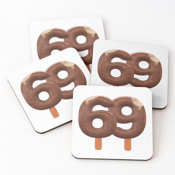 Item preview, 69 Ice Cream Sixty Nine Number 3d Chocolate designed and sold by HelloFromAja.