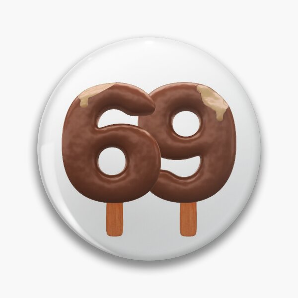 Item preview, 69 Ice Cream Sixty Nine Number 3d Chocolate designed and sold by HelloFromAja.