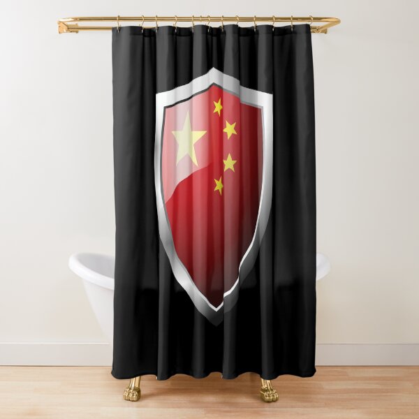 Item preview, Strong China Flag Shield Country designed and sold by HelloFromAja.