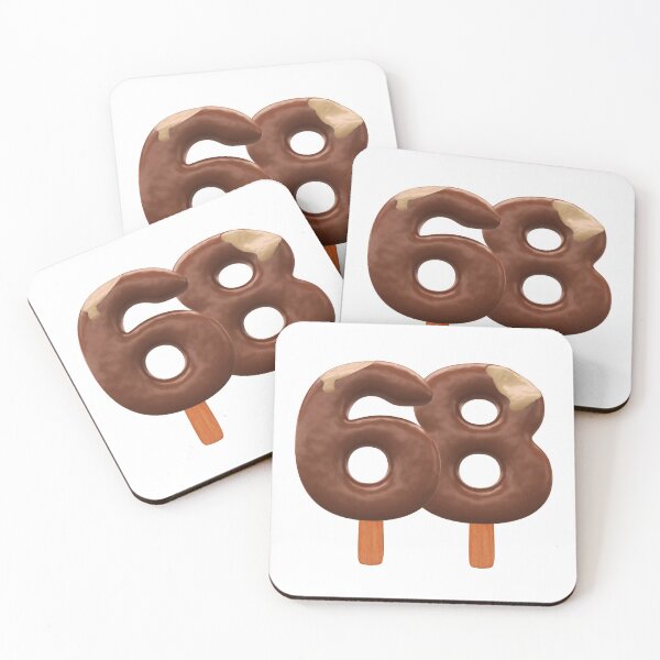 Item preview, 68 Ice Cream Sixty Eight Number 3d Chocolate designed and sold by HelloFromAja.