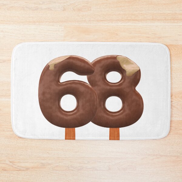 Item preview, 68 Ice Cream Sixty Eight Number 3d Chocolate designed and sold by HelloFromAja.