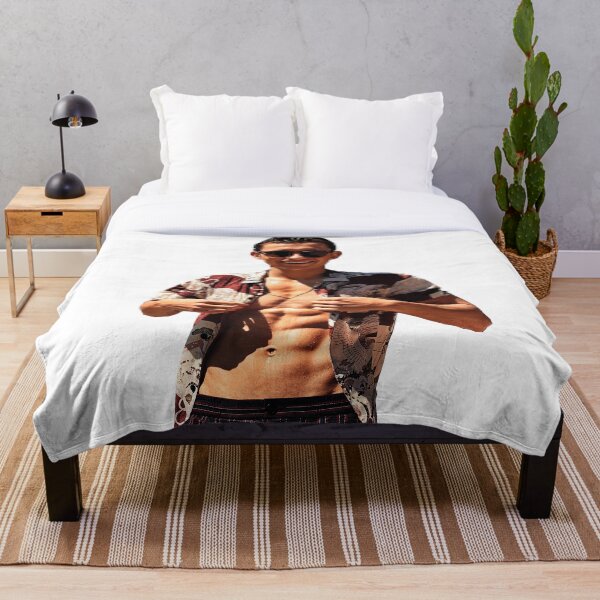 Tom Holland Shirtless design Throw Blanket