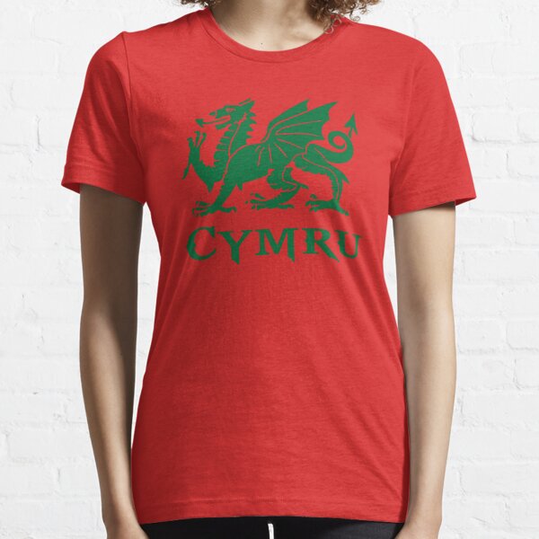 cymru wales welsh cardiff dragon Essential T-Shirt