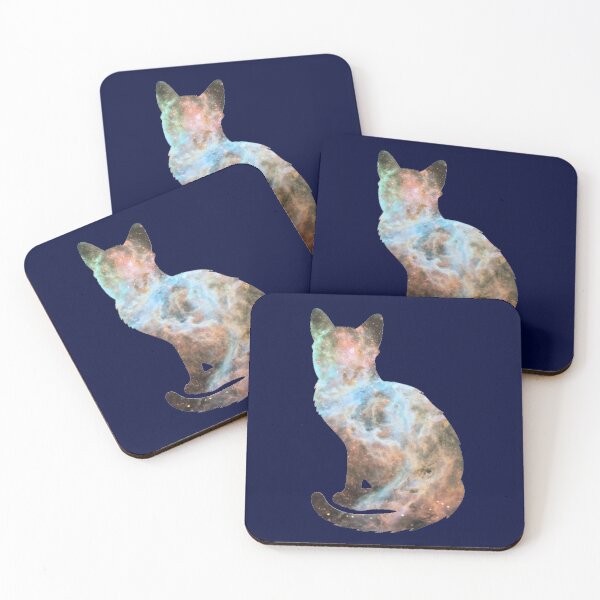 Item preview, Nebula Cat Silhouette  designed and sold by Amanda1775.