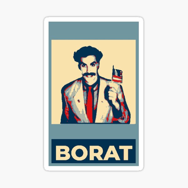 Item preview, Borat for President designed and sold by MoonGirly.