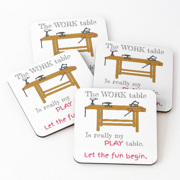 Item preview, The WORK table is really my PLAY table. For Workshops designed and sold by FinalCut55.