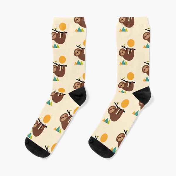 Keep Calm And Live Slow Socks