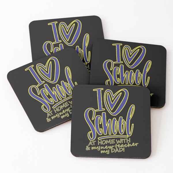 Item preview, I LOVE SCHOOL – AT HOME WITH MY NEW TEACHER – MY DAD! designed and sold by JOHNC1.