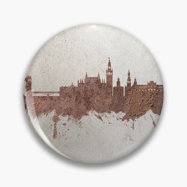 Item preview, Sevilla Spain Skyline designed and sold by ArtPrints.