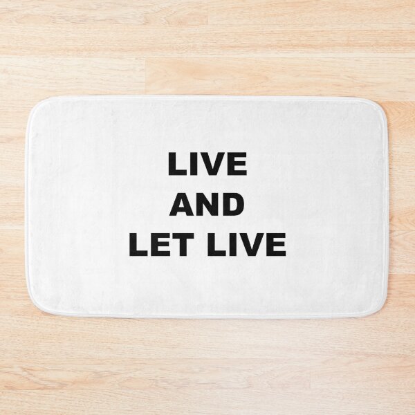 Item preview, Live And Let Live designed and sold by NobodysHero.
